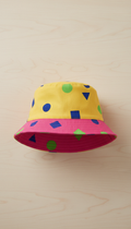 Sombrero reversible limón brillante
